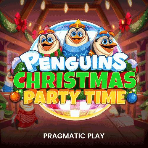 Penguins Christmas Party Time