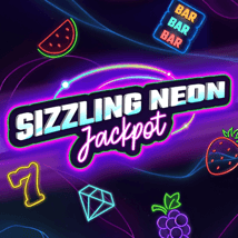 Sizzling Neon Jackpot nyerőgépe a Betmatch kaszinó kínálatából