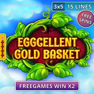 Eggcellent Gold Basket