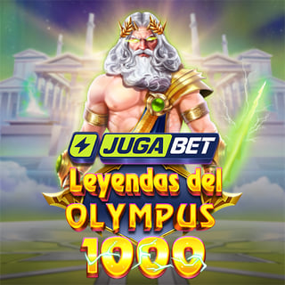 Captura de pantalla de la tragamonedas Leyendas del Olympus en Jugabet, mostrando la pantalla de juego con símbolos griegos.
