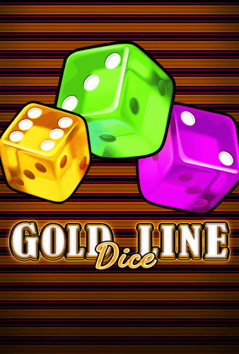 Gold Line Dice