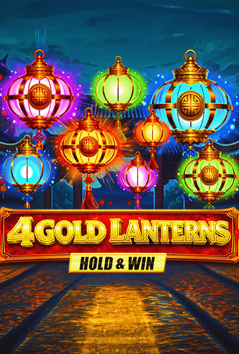 4 Gold Lanterns Hold & Win